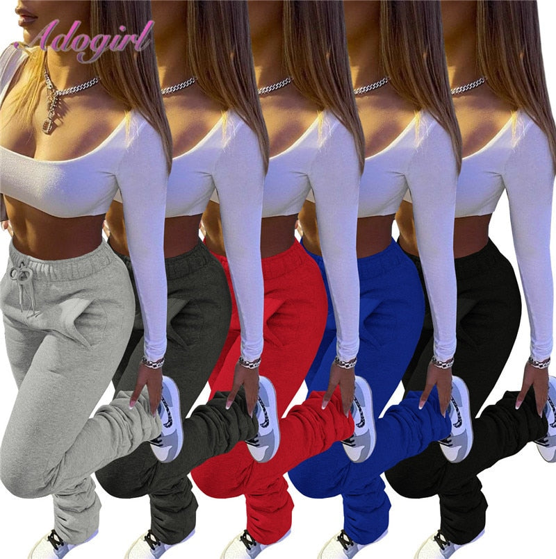 Womens Stacked Sweatpants